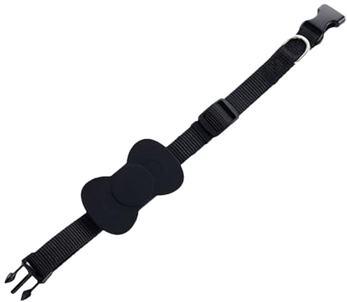 GPS-Katzenhalsband, keine monatliche Gebühr für die Genesung von Haustieren, wasserdichtes schwarzes Silikon, intelligentes Design, 100 dB akustischer Alarm, 6 Monate Standby, leichtes 35 g