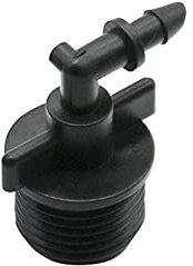 Raccords de tuyauterie d'irrigation de sprinkler d 300 pcs Irrigation de jardin 1/2 filetage mâle à 4 / 7mm Connecteur d'interface de tuyau de tuyau de tuyau de tuyau d'eau (Color : Yellow)