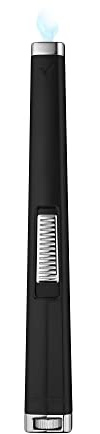 Colibri Aura,Elegante accendino a Fiamma Jet-Struttura di Metallo Robusta-La Forma allungata lo rende adatto all'accensione di Candele-Fiamma a Largo raggio.Oggetto anche Decorativo-Confezione Regalo