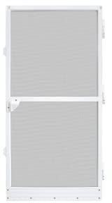 YUENFONG Mosquitera para puerta (95 x 210 cm, aluminio con tejido de fibra de vidrio), color blanco