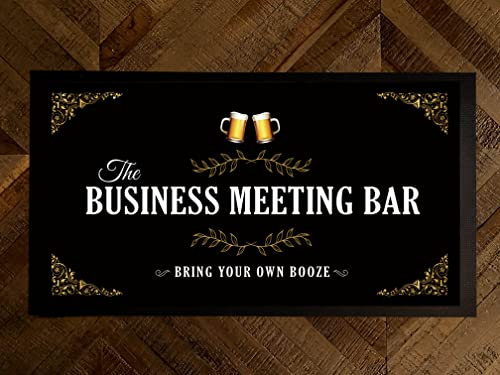 Barläufer-Matte – Business-Treffen Bar-Matte – Heimbar Zubehör – lustiger Bierläufer