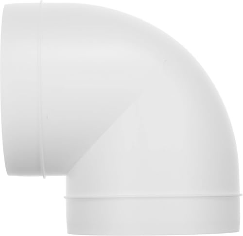 Vent Systems diameter 150 mm 90 graders armbågsrörkontakt flexibel rund rör ventilationsslang ABS-plast 15 cm