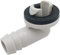 1Pc Grey Conditioner Drainage Hose Connector Elbow Fitting with Rubber Ring for -Split Units and Ca Window Unit 3/5 inches (15 mm) Parts and Accessories for Air Conditioner
