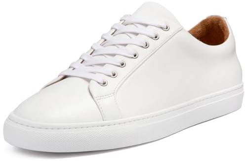 Thursday Boot Company Premier Low Top Men's Lace-up Sneakers, White, 10.5