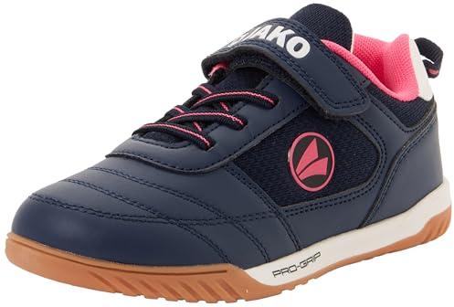 Jako Flickor J-sh Winger Ev hallsneakers, Dk marinblå tusensköna rosa, 39 EU