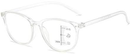 Suertree Bifokala Läsglasögon med Blåljusfilter,Unisex för Damer & Herrar, Anti-trötthet, Multifokal Presbyopikorrektur