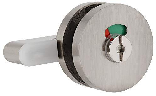 WPKD BLUEIY Latch Indicating Lock,Stainless Steel Door Lock Indicator,Indicator Bolt Vacant/Engaged,for Bathroom WC Restroom Toilet Partition Door