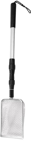 Tamis à Sable de Plage - Scoop en métal avec poignée Longue réglable, Outil de louche Portable | Scoop de tamisage de Sable pour la Chasse aux Dents de Requin, Qui