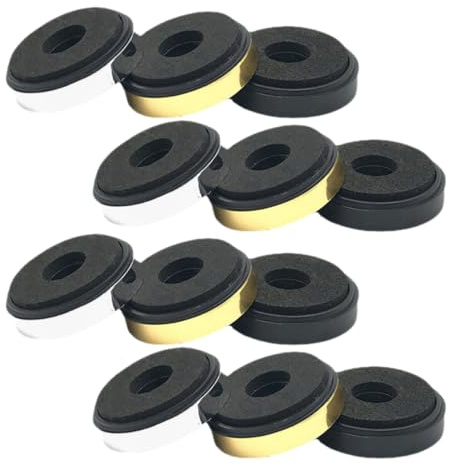 IMIKEYA 12Pcs Speaker Vibration Damper Isolation Feet Lightweight Stable Support ABS EVA for Audio Equipment