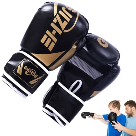 Guanti da boxe per bambini – Guanti da allenamento durevoli, attrezzatura leggera per sparring MMA | Applicazione protettiva di sicurezza per la sicurezza delle marziali, allenamento in palestra,