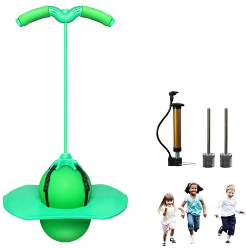 Balance Jumping Ball with Handle and Ball Pump, Pogo Stick for Boys, Jumping Ball for Kids, High Board Strong Grip Deck Sticks for Outdoor Fun, Exercise Balance Ability for Children (1PC*C)