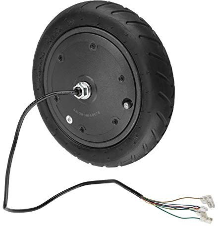 MAGT Elektroroller Motor mit Rad Reifen, 250W Elektroroller Nabenmotor Rad Reifen E-Scooter Antriebsrad Ersatz für Xiaomi M365