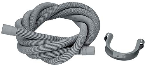 Wessper Ablaufschlauch 19/22 mm Abwasserschlauch Waschmaschine Spülmaschine Schlauch Kunststoff Wasserschlauch Ablaufschläuche Abwasserablaufschlauch (4m)