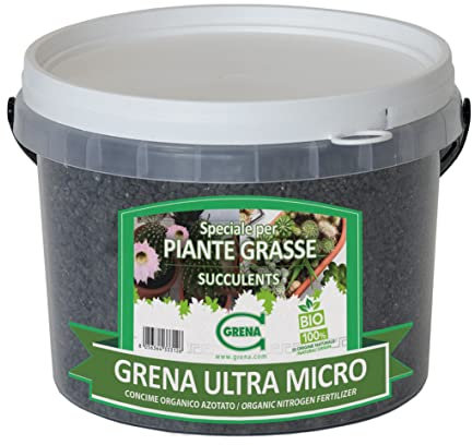 GRENA ULTRA micro SPECIALE PIANTE GRASSE 2 KG Biostimolante Fertilizzante Concime Organico