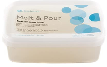 Stephensons Mystic Moments SOAP1KHCVS Melt & Pour Kristallseife, 1kg Packung