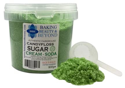 Baking Beauty and Beyond Premium Candy Floss Sugar 800g - Cream Soda Flavour