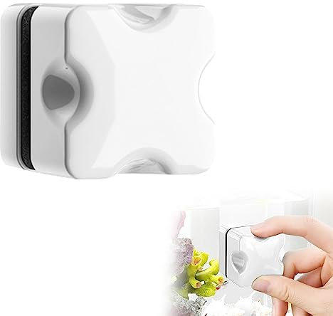 Kiuiom Aquarium Magnetbürste,Doppelseitige Magnetbürste,Fish Tank Glass Magnetic Brush,Aquarium Cleaner Magnet,Fish Tank Magnetic Glass Cleaner,Aquarium Glass Cleaner,Reinigen Innere Ihres Aquariums