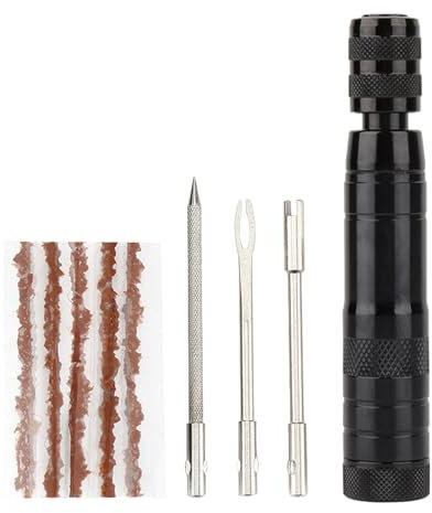 Reifenreparaturwerkzeuge, Motorradreifen-Reparaturset - Praktisches Reifenpannen-Reparaturset, Motorrad-Reifenstopfen-Set | Vielseitiges Fahrrad-Reifen-Reparatur-Set, Reifen-Seitenwand-Reparatur-Set f