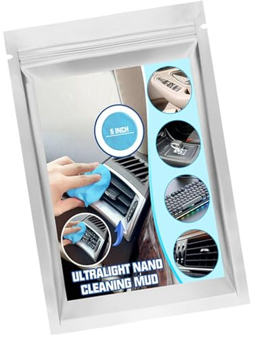 Gel per pulizia auto – Interno Gap Car Slime | Rimozione tastiera multifunzione | Putty Cleaner Car Gel per cruscotto auto, computer portatili, stampanti, fotocamere, tastiera e interni auto