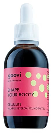 GOOVI Shape Your Booty | Flüssiges Nahrungsergänzungsmittel mit Wassermelone, Aronia, Centella & Ananas, Vegan, glutenfrei, 50ml