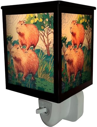 Cello Plug In Electric Wax Burner – Capybara Design Oil Warmer Aroma Lamp for Wax Melts Gift Home Fragrance Friendship Ornament Birthday Present Room Décor