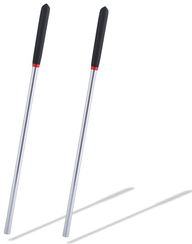 Busieea 2 Pack 16 Inch Garage Door Winding Rods for Torsion Springs - 0.5 Inch High-Strength Steel, Non-Slip Handle, for Adjusting/Replacing Tension Springs, for Garage Door Repair Kit