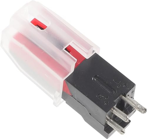 HYTROVE Aguja de Repuesto Compatible para Tocadiscos de Vinilo Instalación Fácil y Tono Puro y Fabricada en Abs y Aluminio Reproductores de Discos
