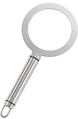 Anillos de caramelo de metal inoxidables para uso en cocina en varios dulces, crema brulee, cobertura eficiente para hornear, anillos de postre y caramelo