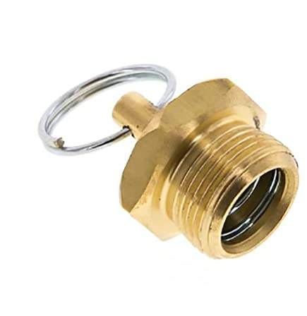 Entwässerungsventile mit Ring für Druckluftbehälter an Fahrzeugen, PN 20, Kessel (G 1/2)