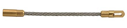Anguila Cabeza Guía Flexible Tracción 100kg ⌀6mm M5 Accesorio Pasacables | Cabeza guía flexible de tracción que resiste hasta 100 kg para tirar del cable con total seguridad; unión roscada M5