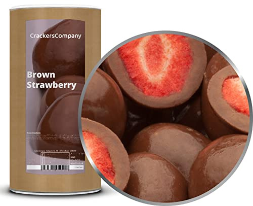 1 x 600g Gefriergetrocknete Erdbeeren in feinster Vollmilchschokolade in Deutschland hergestellt Premium Qualität