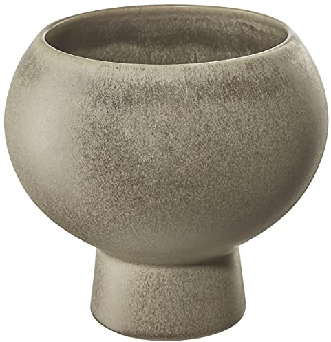 ASA 81054171 Vase, Steingut Braun