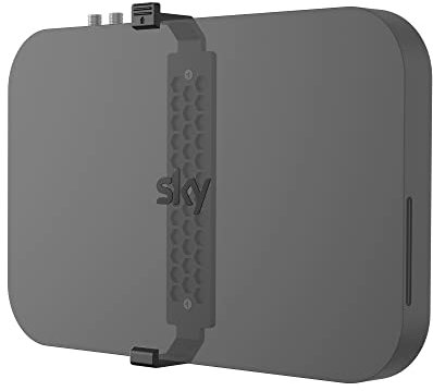 SPORTLINK Sky Q Wandhalterung – Wandhalterungs Clip für Sky Q 1 TB/2 TB TV-Box, passend für die Modelle ES340, ES240, ES140, 32B0xx, 32B1xx, 32B2XX, 32C0xx, 32C1xx