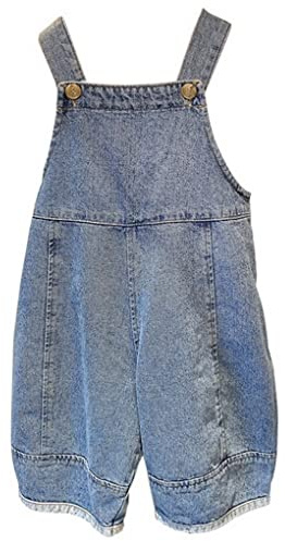 ACMEDE Bimba Salopette di Jeans Bambina Tuta in Denim Cotone da Neonata Carina Salopette in Denim Blu Jeans Salopette Bib Tuta Moda Casual Outfit Regolabile da Bambine 0-4 anni (Blu, 2-3 anni)