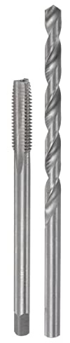 sourcing map Gewindebohrer Set M8x1.25x100/8mm, Gewindeschneider- und Bohrer set, Gewindeschneidwerkzeug