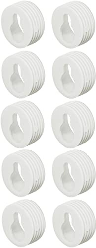 cyclingcolors 10x support de cadre attache tableau ferrure plastique 20mm bois à percer meuble crochet trou assemblage accroche trou serrure clé