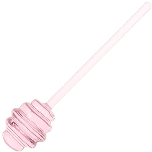 Amosfun Honiglöffel Aus Glas Honiglöffel Wabenstab Honigrührstab Honigglas Zum Auftragen Von Nieselregen Für Honig-Hochzeitsfeiergeschenke