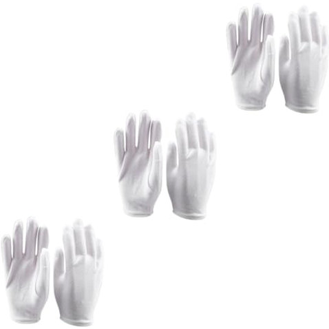 Hemobllo 12 Paare thermische Arbeitshandschuhe Gefrierhandschuhe leichte Handschuhe feuchtigkeitsspendende Handschuhe Industriehandschuhe Sicherheitshandschuhe Schutz kurze Handschuhe Weiß