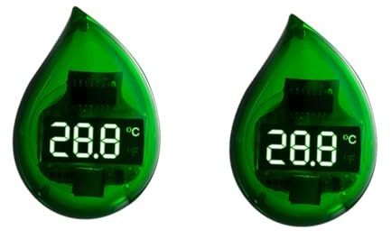 BESPORTBLE Aquariumzubehör 2St Aquarium-Thermometer werkzeug digitales Thermometer Elektronisches LED-Thermometer Tanktemperaturüberwachung Schildkrötenbecken Wassertank Wasserthermometer
