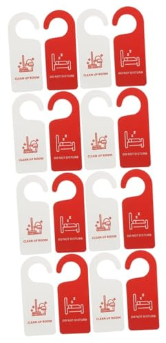 Anneome 16 Pièces Ne Pas Déranger La Liste Double Face Hôtel Suspendu Veuillez Rattraper La Porte De La Panneau De Porte Double Face L'enseigne Du Bureau Pvc