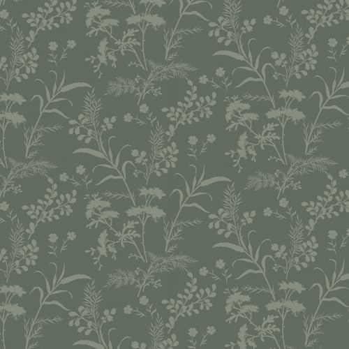 Fiula Papier peint autocollant vert 41 cm x 10 m en vinyle pour meubles, étagère, salle de bain, mur, chambre à coucher