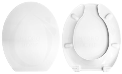 Copriwater DISABILI compatibile con GOMAN D0552 termoindurente bianco CERNIERE FISSAGGIO DAL BASSO by HYDRO HOME