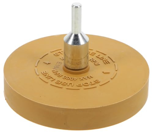 Générique Outil De Retrait De Colle 15 Mm Kaki Outil Pour Enlever Autocollants Moto Voiture Compatible Perceuse Décapage Adhésif Peinture Rénovation Industrielle Usage Professionnel Ensemble
