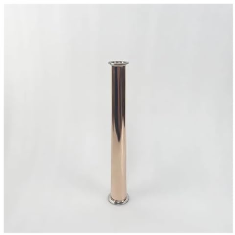 ESDUAIOP Réducteur de cuve en cuivre à bride de 5,1 cm (2), bride de 64 mm x 3,8 cm (1,5), type Tri-clamp, longueur de 50,5 mm, for brassage maison, H-400 mm