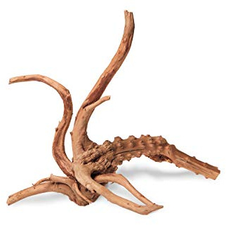 Aquariumdeko Wurzel aus Holz für Aquarien, verschiedene Größen, Rot (XS 15–20 cm)