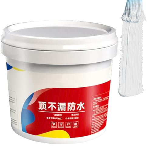 Waterproofing Coatings for External Roof | Water-based Waterproof Adhesive for Seal Patch - Outdoor Repair Coating for Floor Seams, Tile Gaps, External Roof, Shower Seams