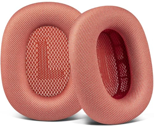 SOULWIT Ersatz Ohrpolster für AirPods Max Over-Ear-Kopfhörer, Ersatzpolster Polster mit strapazierfähigem Mesh-Stoff, weicherem Schaumstoff
