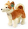 Teddys Rothenburg Kuscheltier Hund Akita Inu stehend braun 30 cm Plüschhund Plüschtier