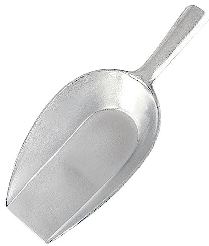 Didiseaon Cucharón De Aluminio Para Hielo y Alimentos Paleta Ergonómica Para Cocina Bares y Restaurantes Utensilio Práctico y Resistente Para Cubitos De Hielo y Granos Diseño De Aluminio