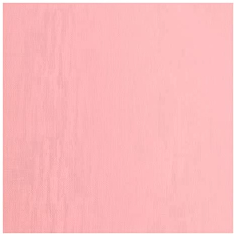 Florence Papier Cartonné Rose Rugueux - 30,5 x 30,5 cm - Sweet - 20 feuilles - 216 g/m² - Papier pour Scrapbooking, Carterie, Perforation et Faire Part de Mariage